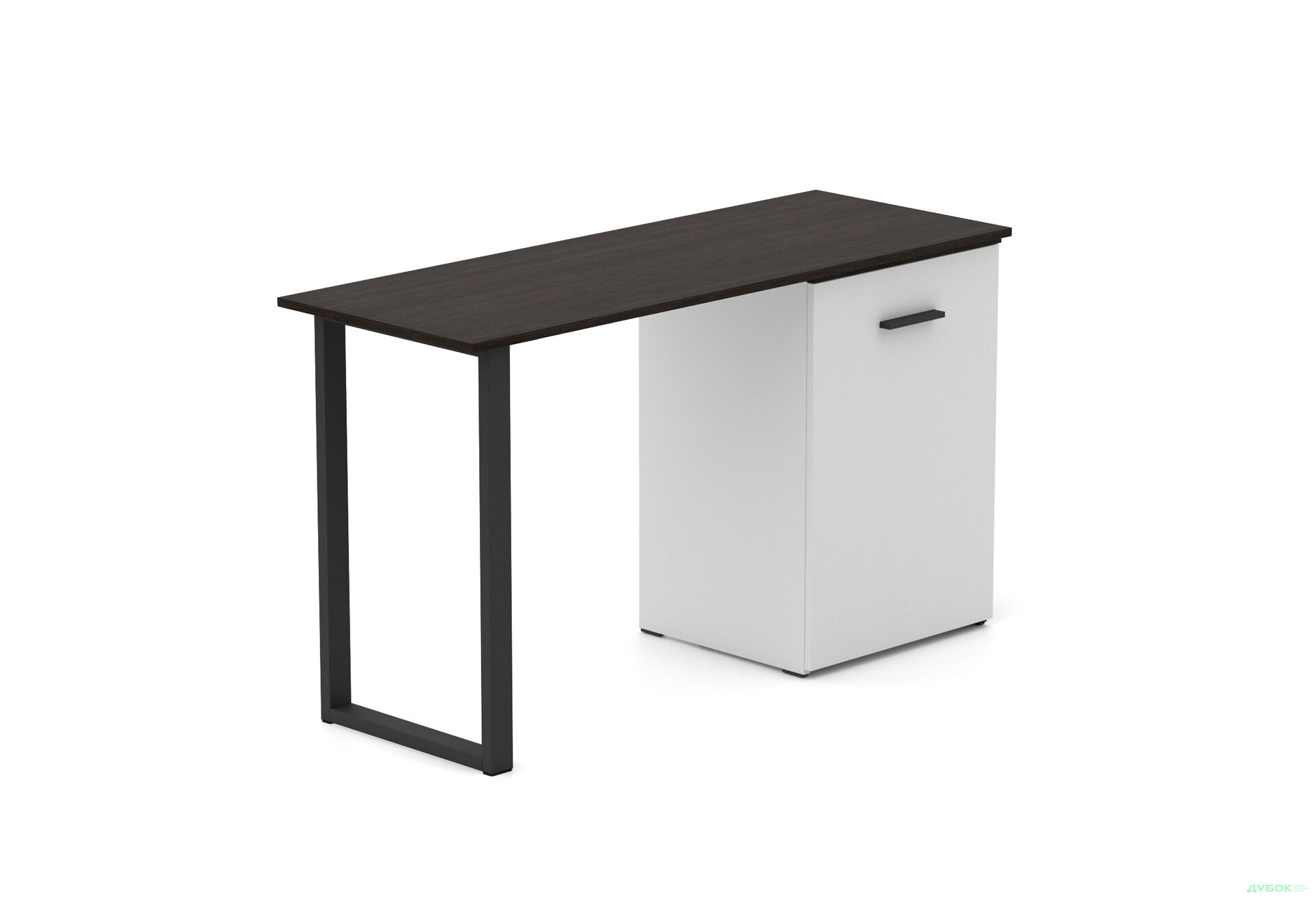 Зображення 3 - Стіл-трансформер Knap Knap Hobana+Jambo / Хобана+Джамбо Ш1 з додатковою поворотною стільницею, полицями та шухлядою, Білий / Венге