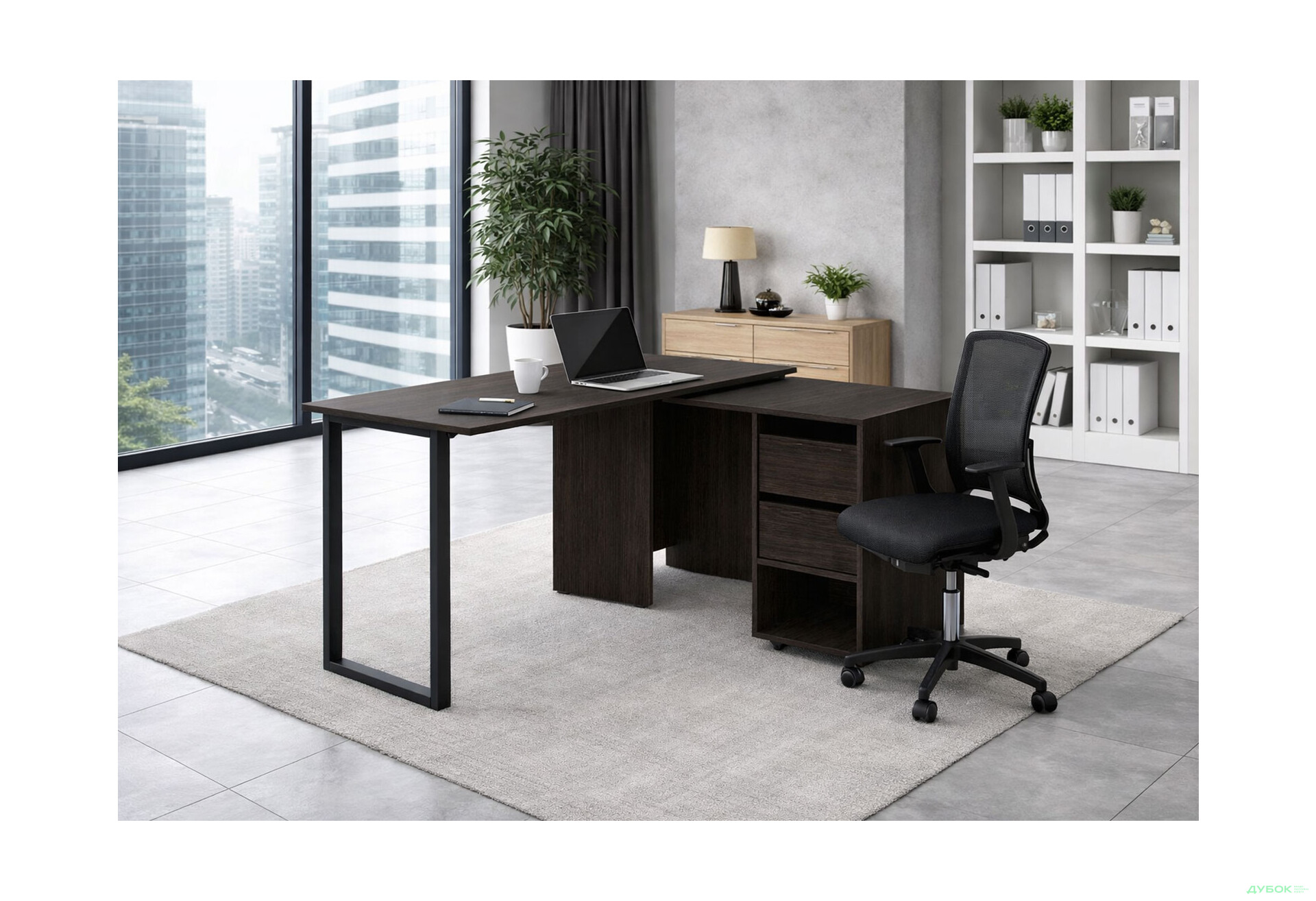 Изображение 2 - Стол-трансформер Knap Knap Hobana+Jambo / Хобана+Джамбо Ш2 с дополнительной поворотной столешницей, полкой и ящиками, Венге