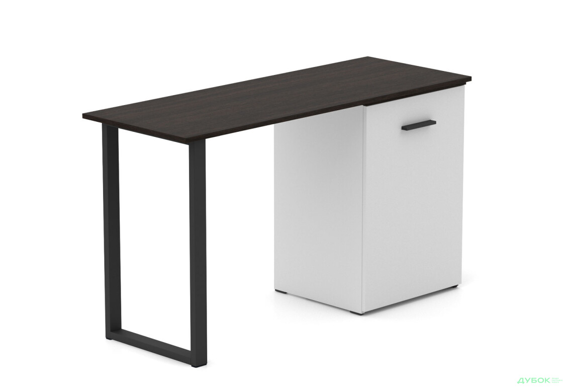 Зображення 3 - Стіл-трансформер Knap Knap Hobana+Jambo / Хобана+Джамбо Ш2 з додатковою поворотною стільницею, полицею та шухлядами, Білий / Венге