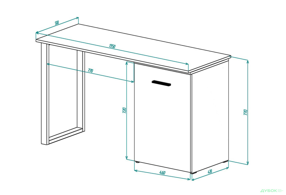 Зображення 6 - Стіл-трансформер Knap Knap Hobana+Jambo / Хобана+Джамбо Ш2 з додатковою поворотною стільницею, полицею та шухлядами, Білий / Ательє світлий