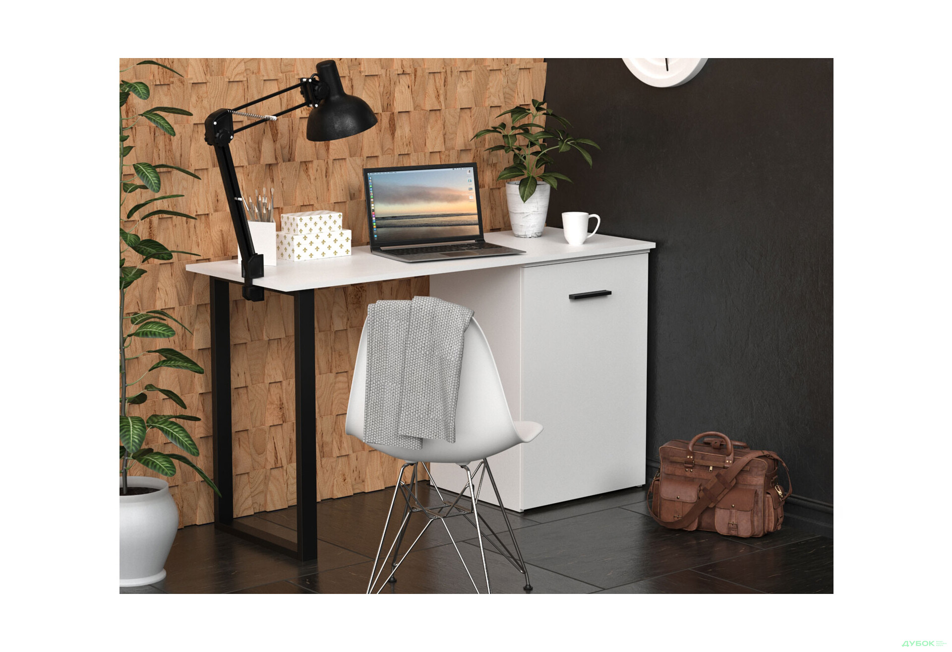 Зображення 5 - Стіл-трансформер Knap Knap Hobana+Jambo / Хобана+Джамбо Ш3 з додатковою поворотною стільницею та шухлядами, Білий