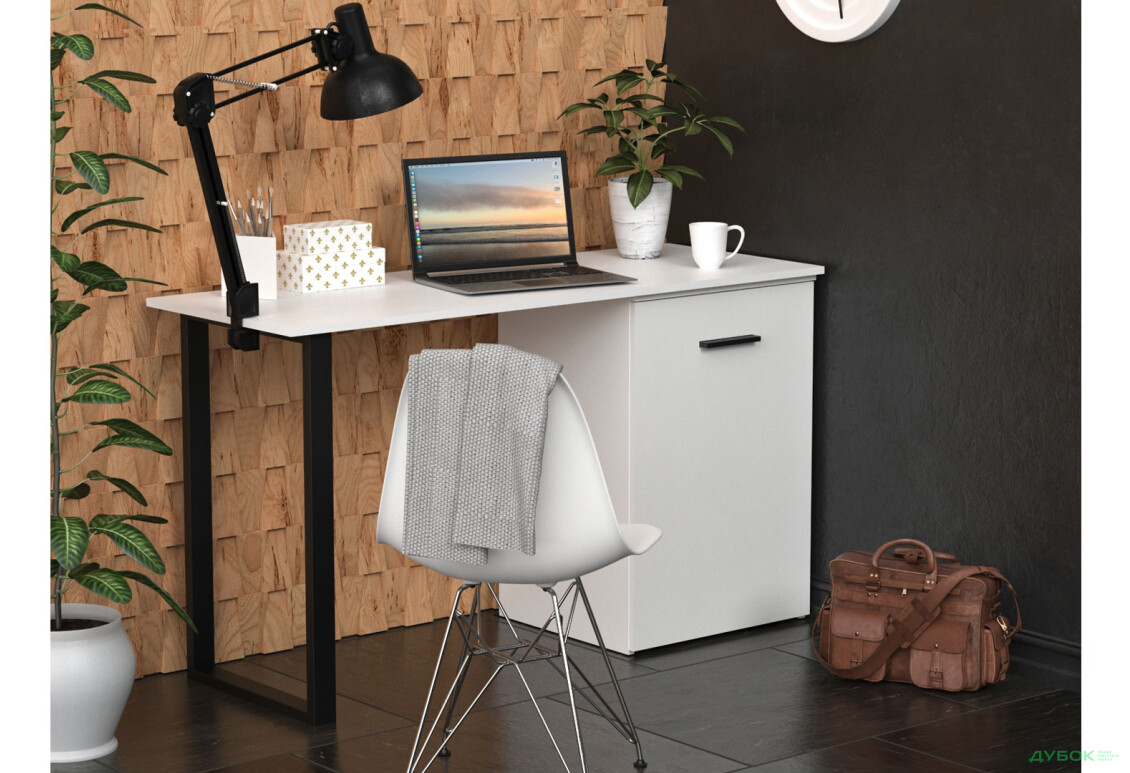 Зображення 5 - Стіл-трансформер Knap Knap Hobana+Jambo / Хобана+Джамбо Ш3 з додатковою поворотною стільницею та шухлядами, Білий