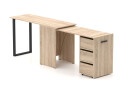Изображение 4 - Стол-трансформер Knap Knap Hobana+Jambo / Хобана+Джамбо Ш3 с дополнительной поворотной столешницей и ящиками, Дуб сонома