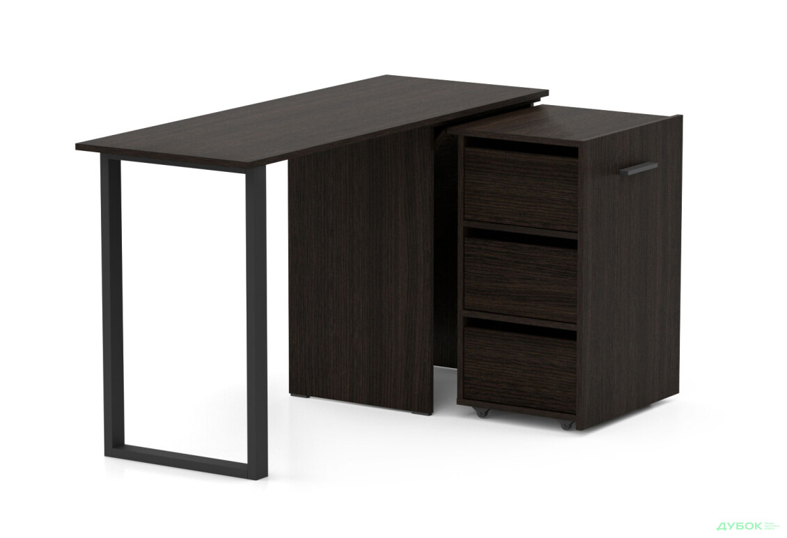 Изображение 2 - Стол-трансформер Knap Knap Hobana+Jambo / Хобана+Джамбо Ш3 с дополнительной поворотной столешницей и ящиками, Венге