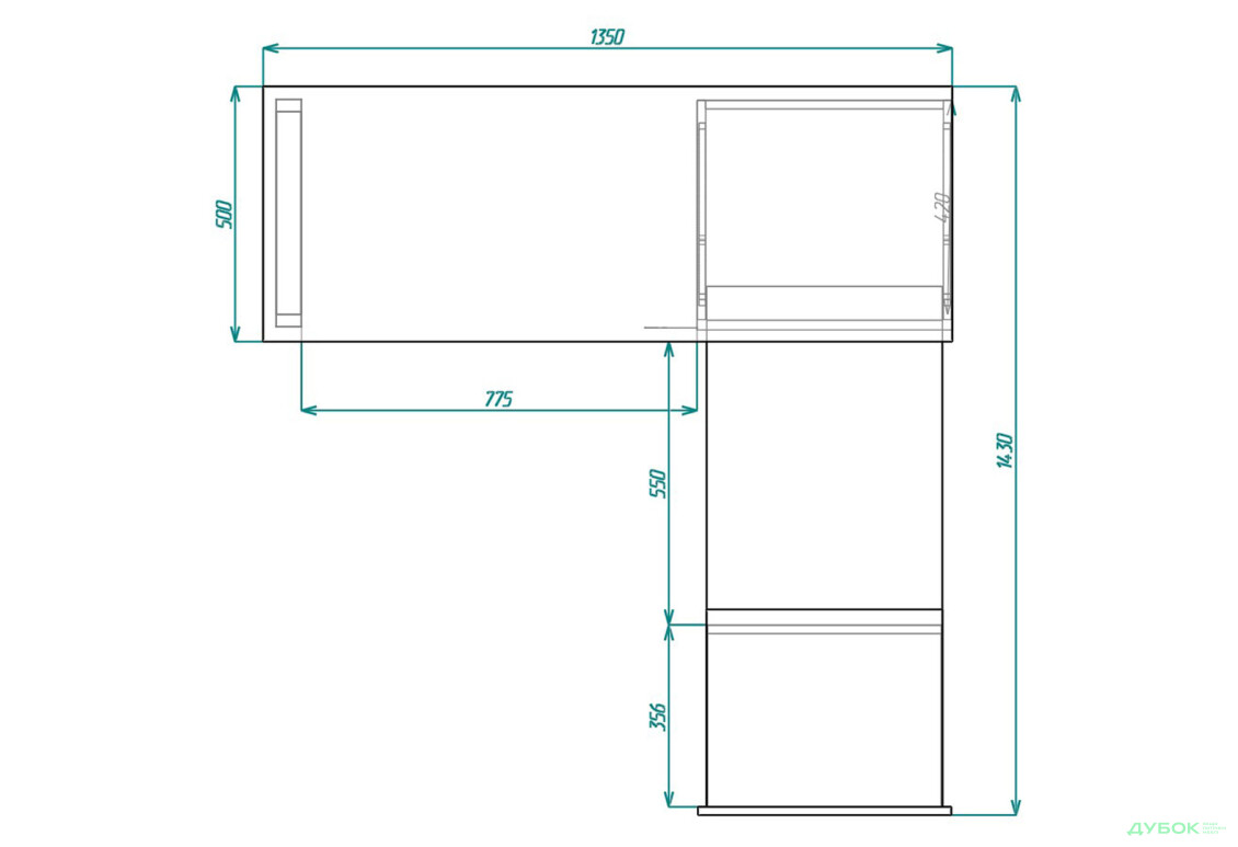 Изображение 5 - Стол-трансформер Knap Knap Hobana+Jambo / Хобана+Джамбо Ш3 с дополнительной поворотной столешницей и ящиками, Венге