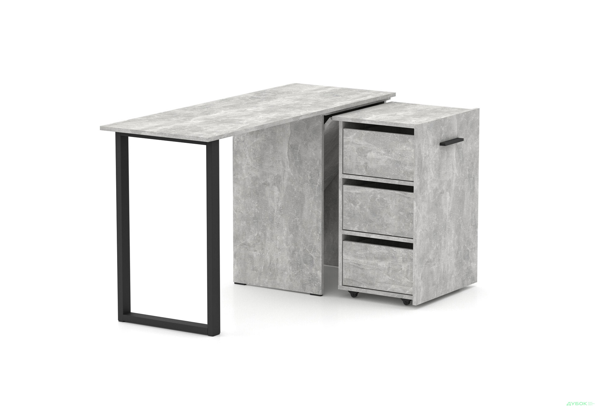 Изображение 2 - Стол-трансформер Knap Knap Hobana+Jambo / Хобана+Джамбо Ш3 с дополнительной поворотной столешницей и ящиками, Ателье светлый