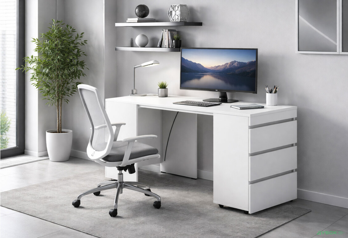 Зображення 2 - Стіл-комод трансформер Knap Knap Shiron / Широн з шухлядами, Білий