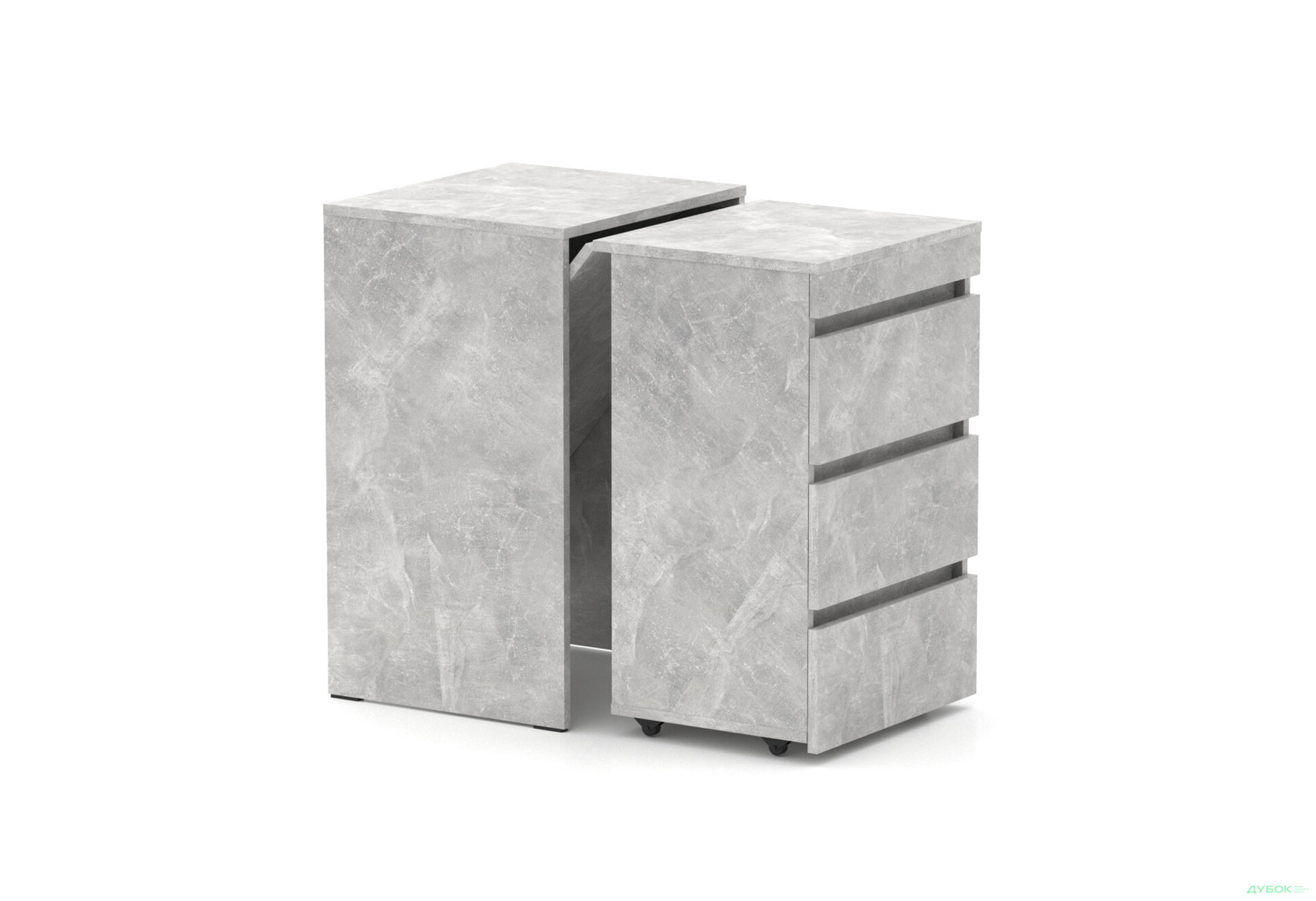 Изображение 2 - Стол-комод трансформер Knap Knap Shiron / Широн с ящиками, Ателье светлый