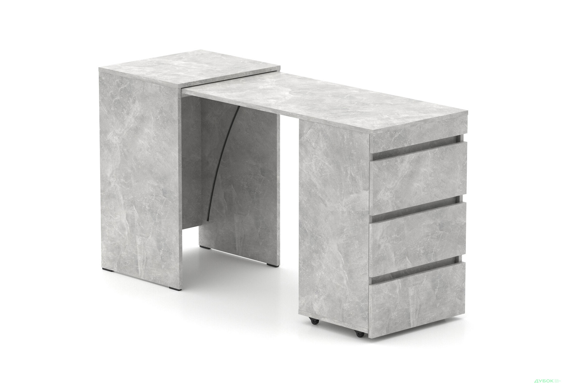 Изображение 1 - Стол-комод трансформер Knap Knap Shiron / Широн с ящиками, Ателье светлый