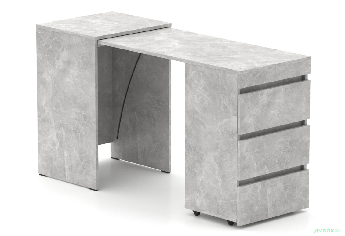 Стол-комод трансформер Knap Knap Shiron / Широн с ящиками, Ателье светлый