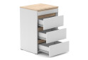 Зображення 3 - Стіл-комод трансформер Knap Knap Shiron / Широн з шухлядами, Білий / Дуб сонома