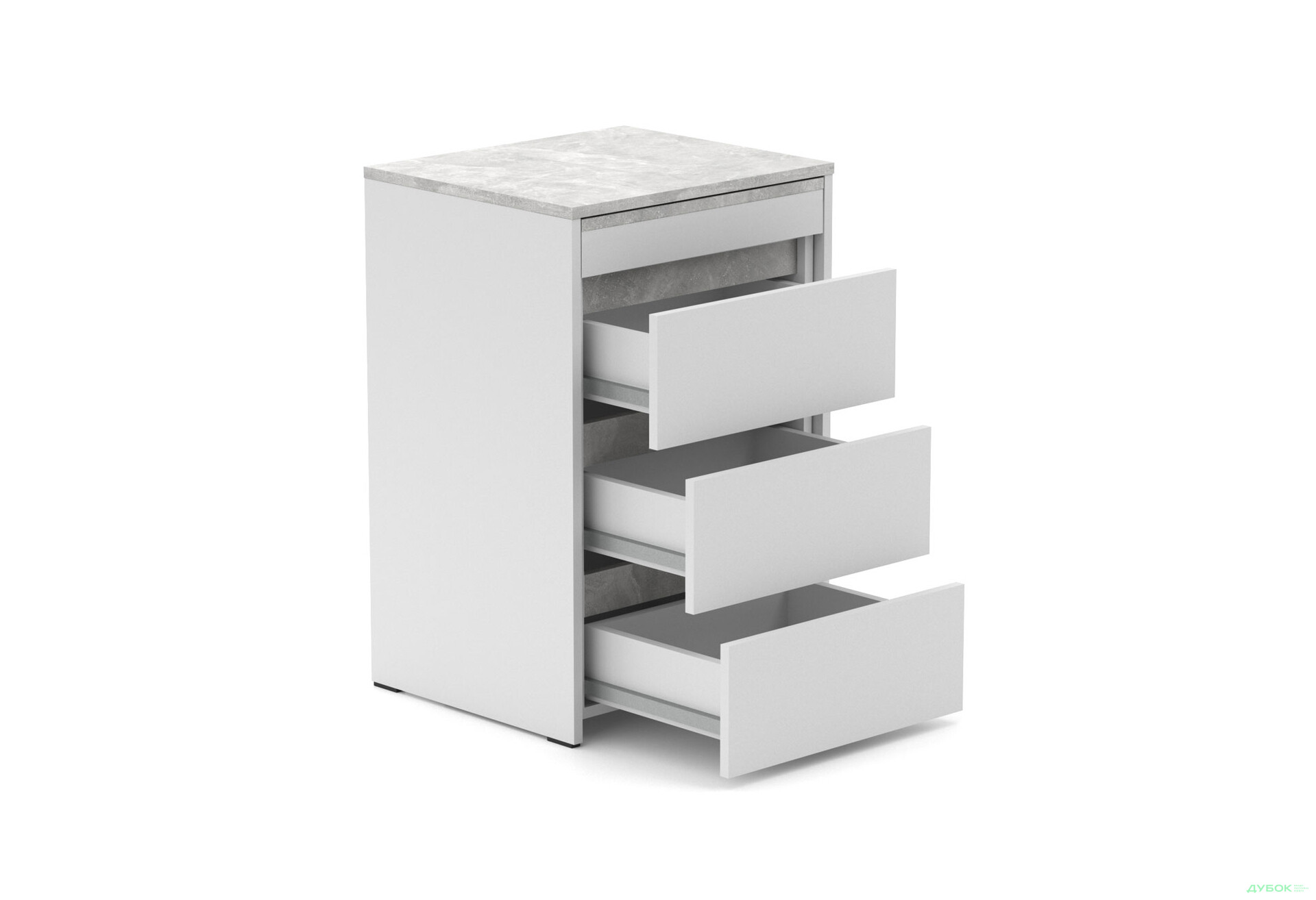 Зображення 3 - Стіл-комод трансформер Knap Knap Shiron / Широн з шухлядами, Білий / Ательє світлий