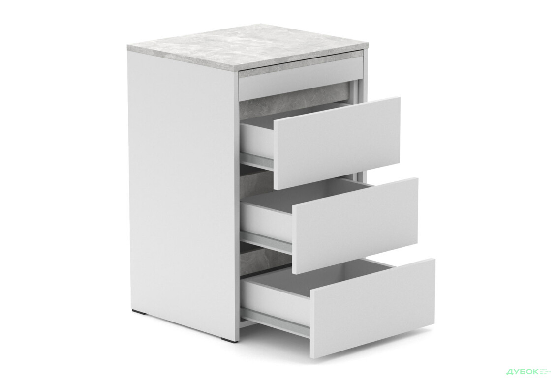 Зображення 3 - Стіл-комод трансформер Knap Knap Shiron / Широн з шухлядами, Білий / Ательє світлий