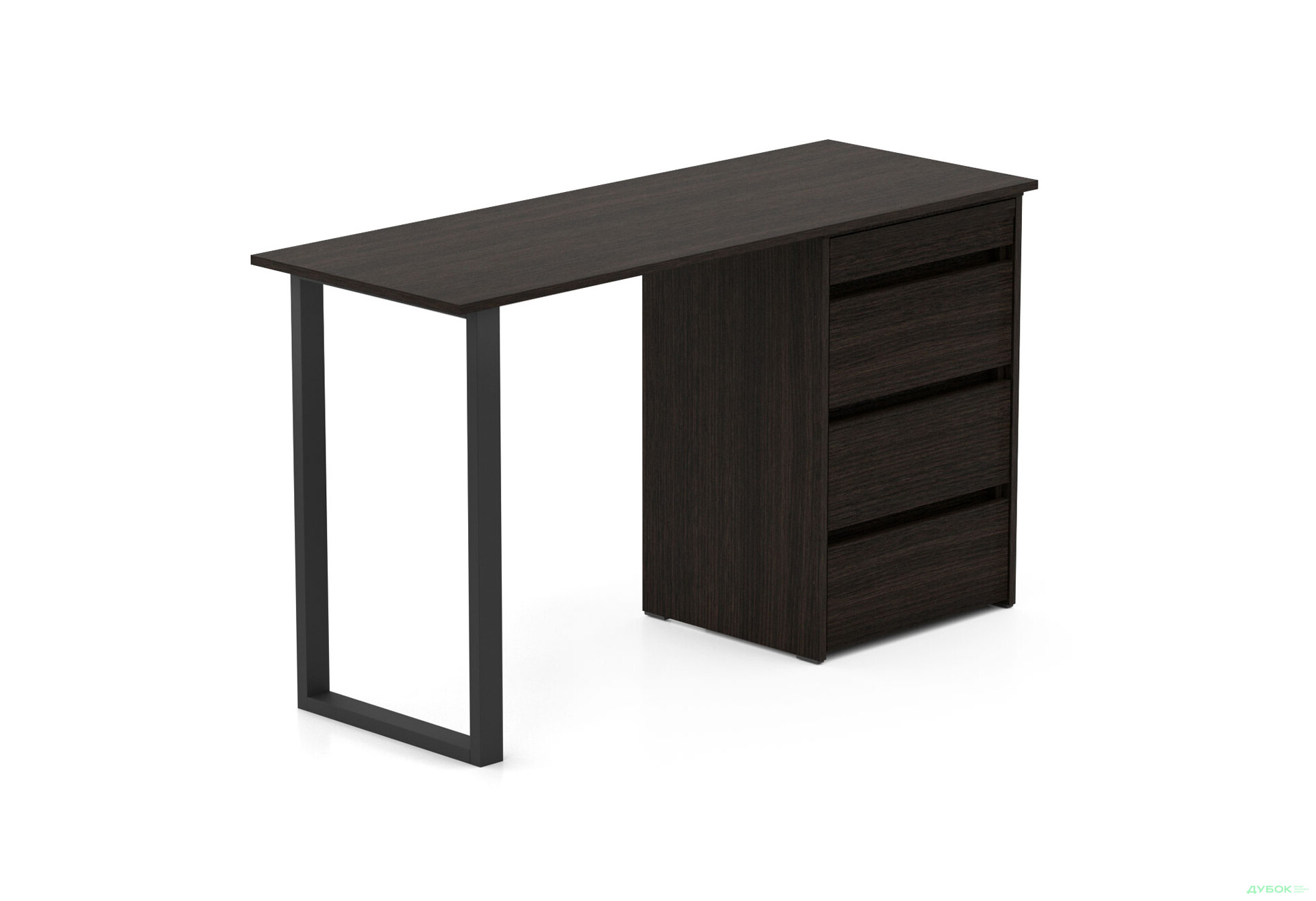 Зображення 1 - Стіл-комод трансформер Knap Knap Shiron+Jambo / Широн+Джамбо з додатковою поворотною стільницею та шухлядами, Венге