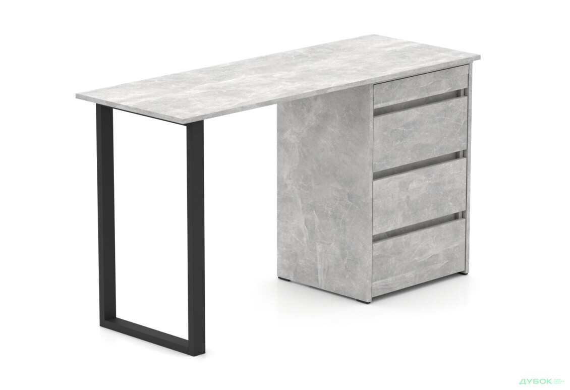 Стіл-комод трансформер Knap Knap Shiron+Jambo / Широн+Джамбо з додатковою поворотною стільницею та шухлядами, Ательє світлий