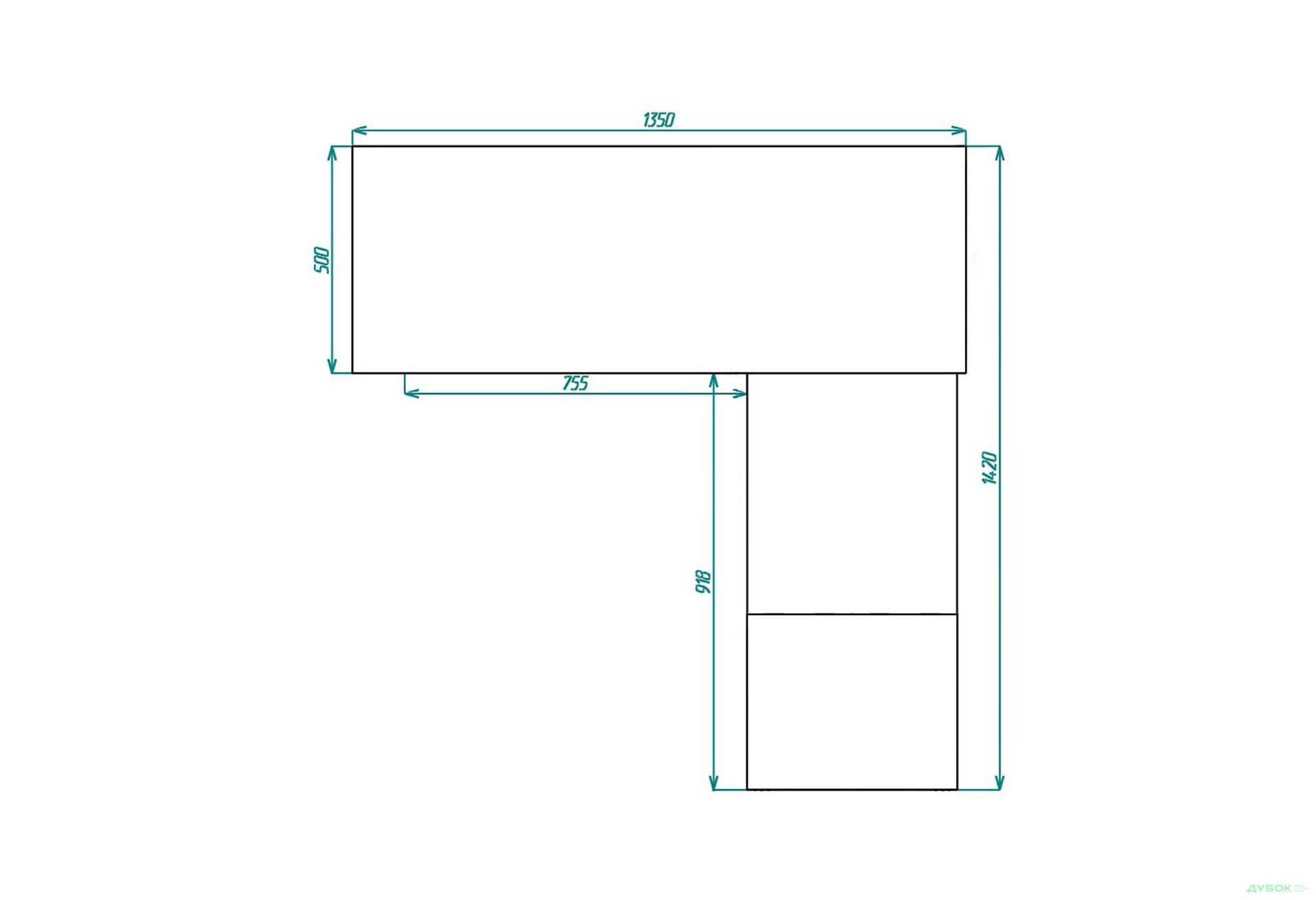 Изображение 7 - Стол-комод трансформер Knap Knap Shiron+Jambo / Широн+Джамбо с дополнительной поворотной столешницей и ящиками, Белый / Дуб сонома