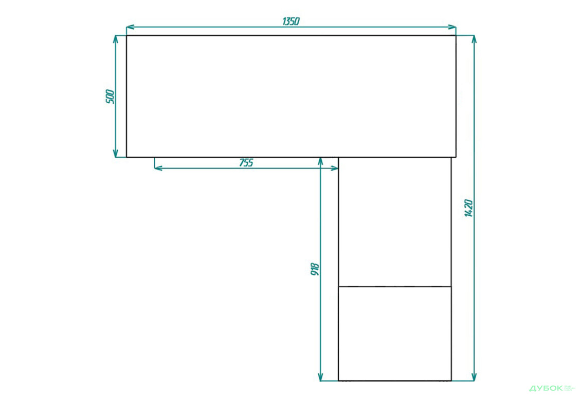 Изображение 5 - Стол-комод трансформер Knap Knap Shiron+Jambo / Широн+Джамбо с дополнительной поворотной столешницей и ящиками, Белый / Ателье светлый