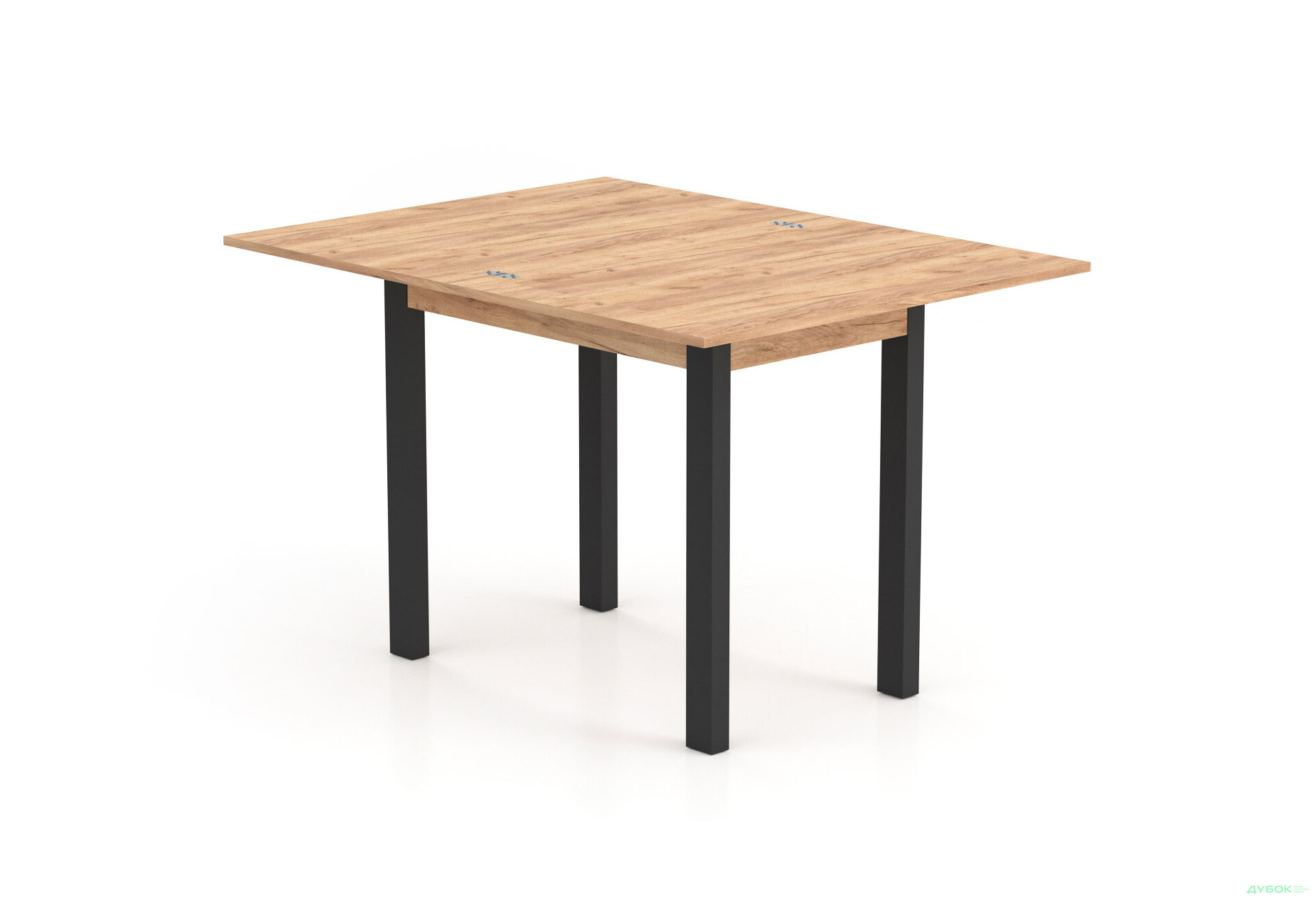 Изображение 2 - Стол-трансформер Knap Knap Gustus / Густус 90х60 см раскладной, Дуб крафт золотой