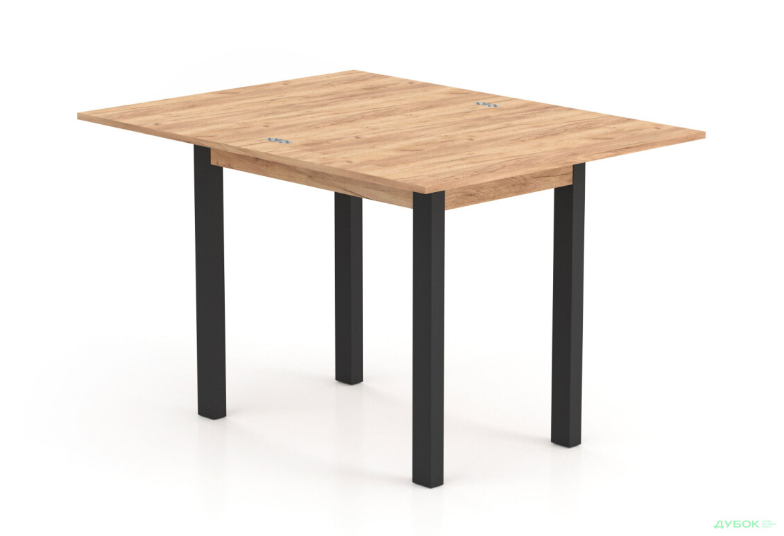 Изображение 2 - Стол-трансформер Knap Knap Gustus / Густус 90х60 см раскладной, Дуб крафт золотой