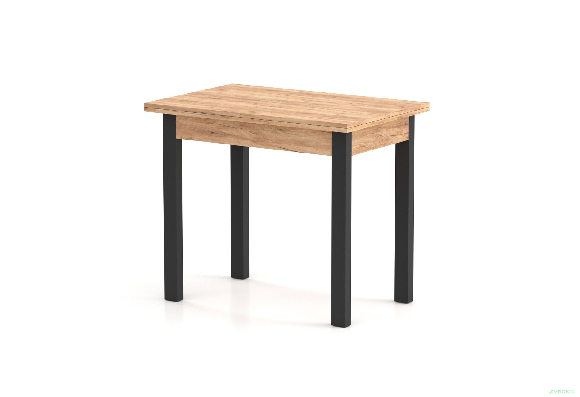 Изображение 1 - Стол-трансформер Knap Knap Gustus / Густус 90х60 см раскладной, Дуб крафт золотой