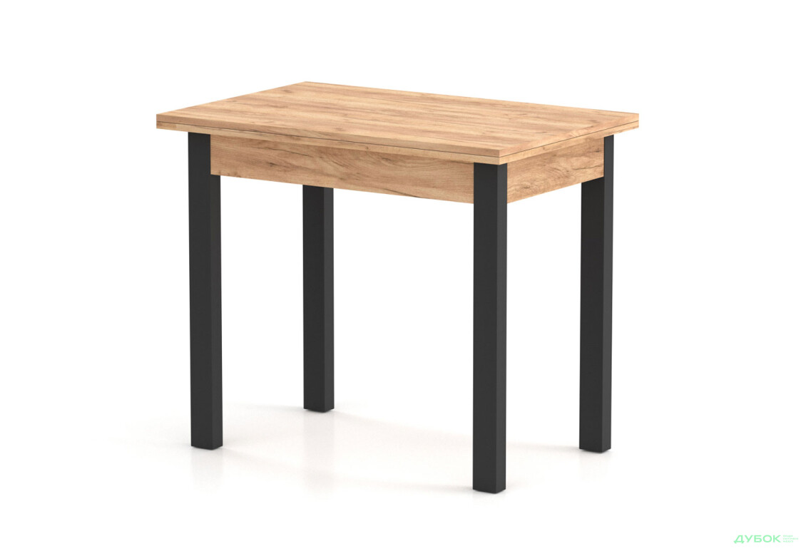 Стол-трансформер Knap Knap Gustus / Густус 90х60 см раскладной, Дуб крафт золотой