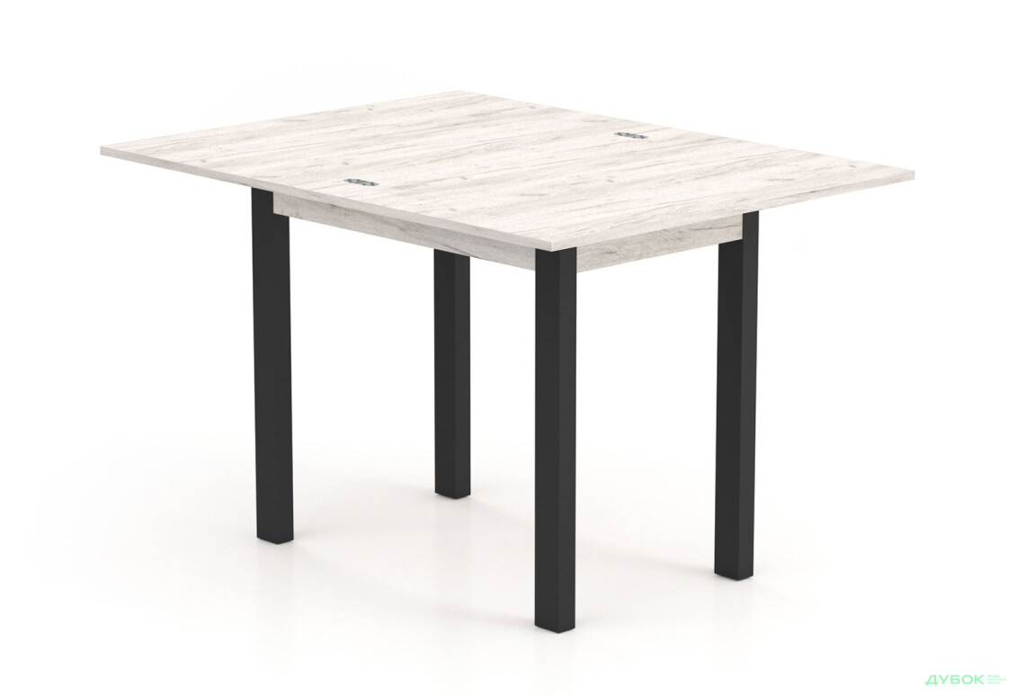 Изображение 2 - Стол-трансформер Knap Knap Gustus / Густус 90х60 см раскладной, Дуб крафт белый