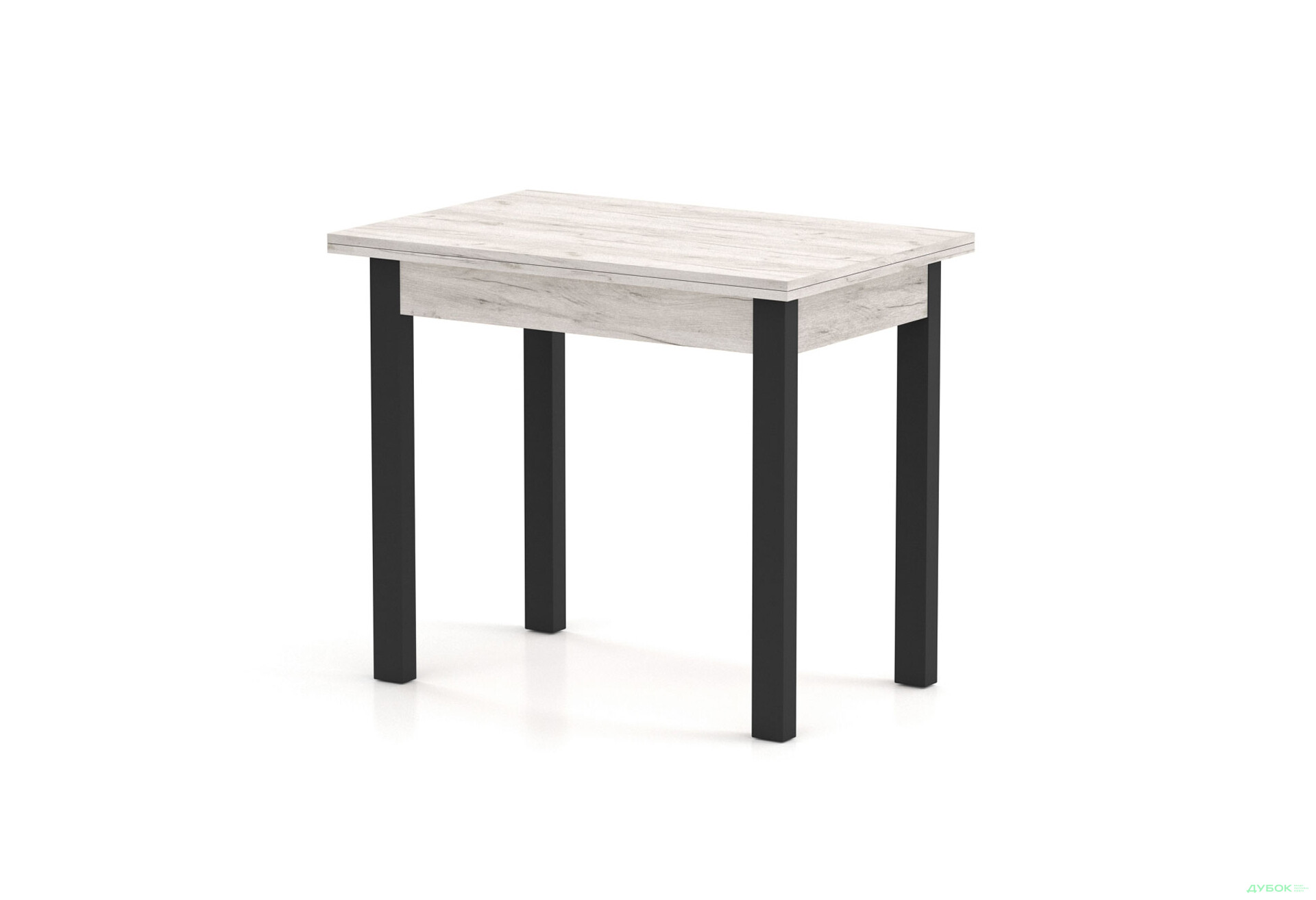 Изображение 1 - Стол-трансформер Knap Knap Gustus / Густус 90х60 см раскладной, Дуб крафт белый