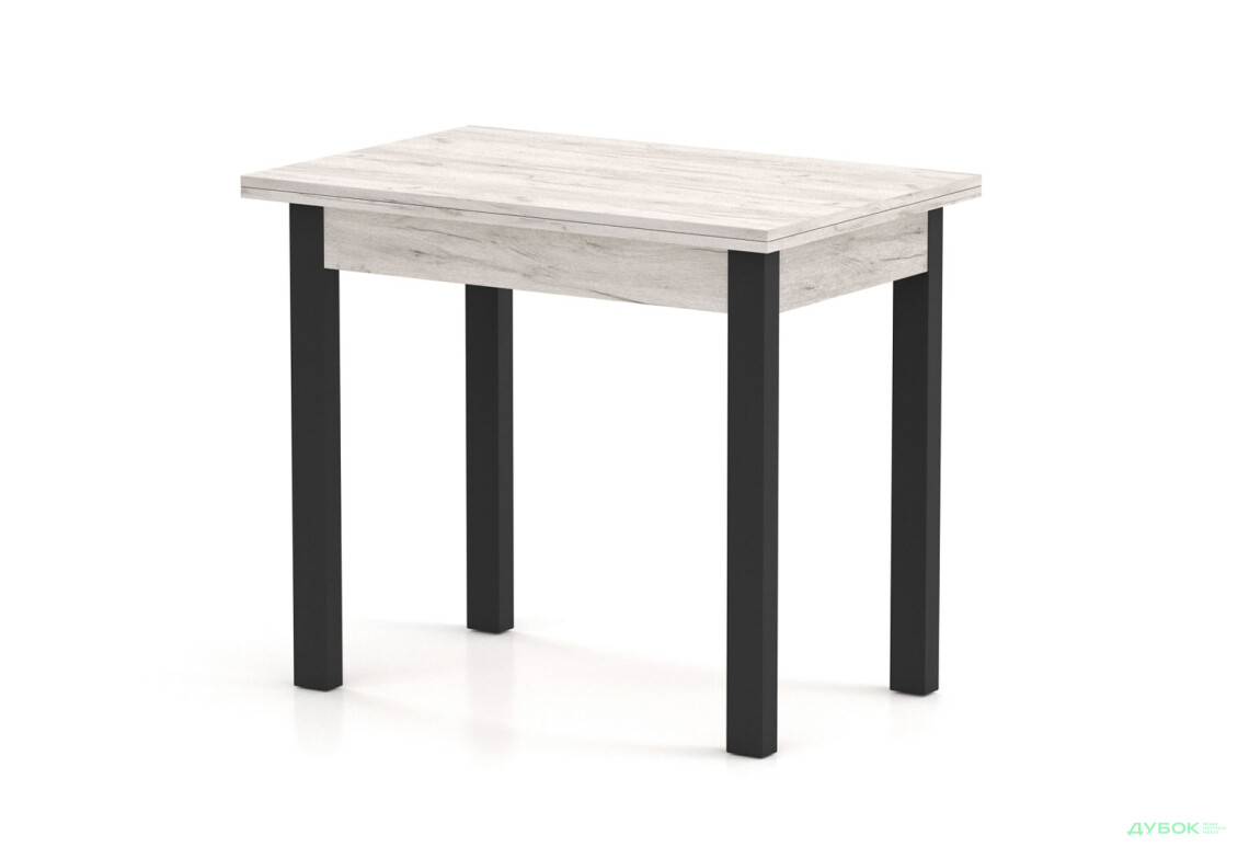 Стол-трансформер Knap Knap Gustus / Густус 90х60 см раскладной, Дуб крафт белый