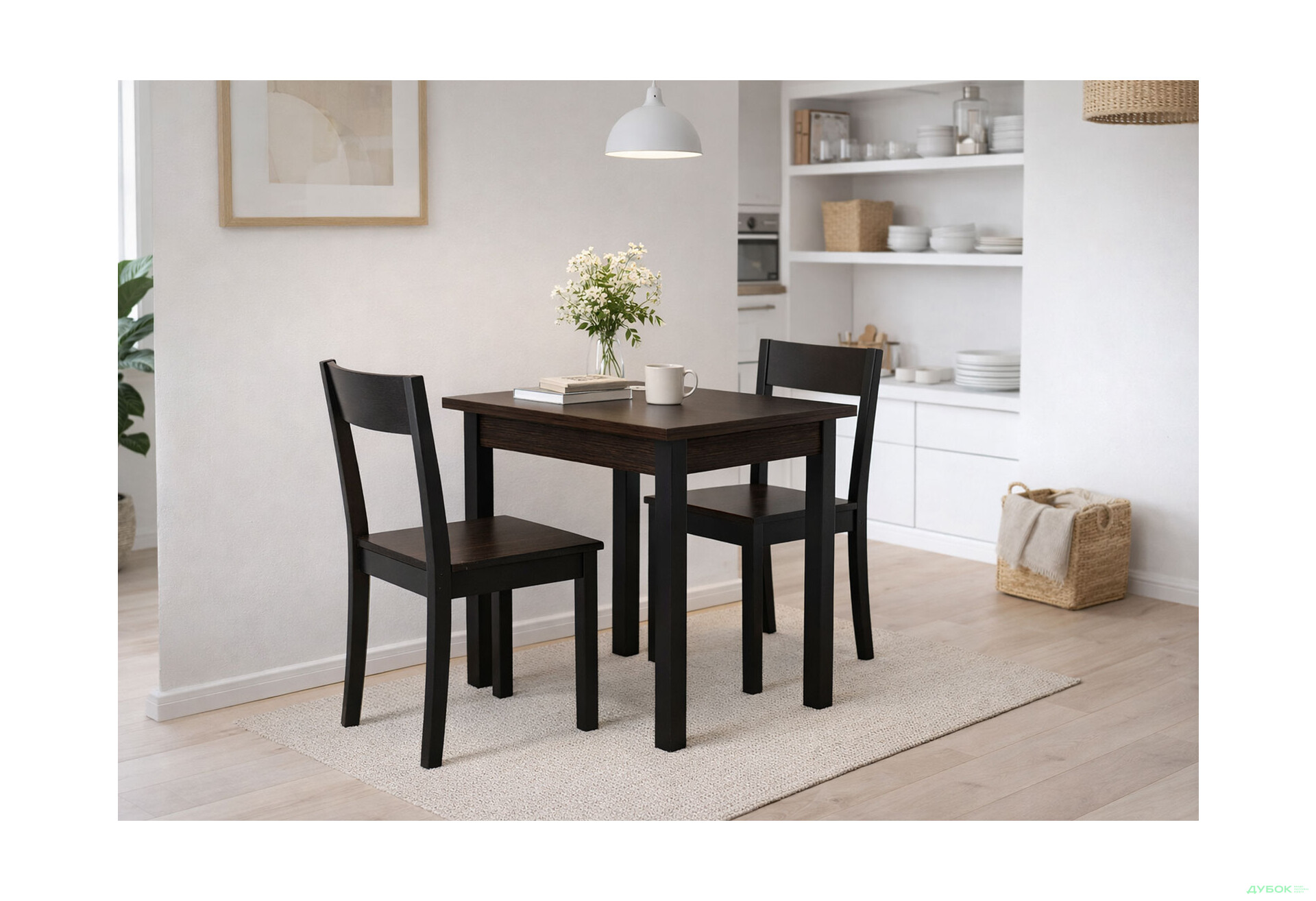 Изображение 2 - Стол-трансформер Knap Knap Gustus / Густус 90х60 см раскладной, Венге