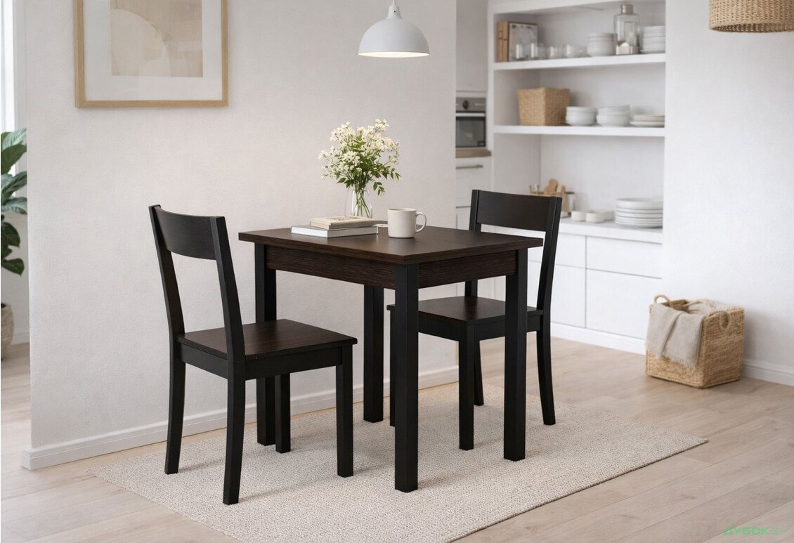 Изображение 2 - Стол-трансформер Knap Knap Gustus / Густус 90х60 см раскладной, Венге