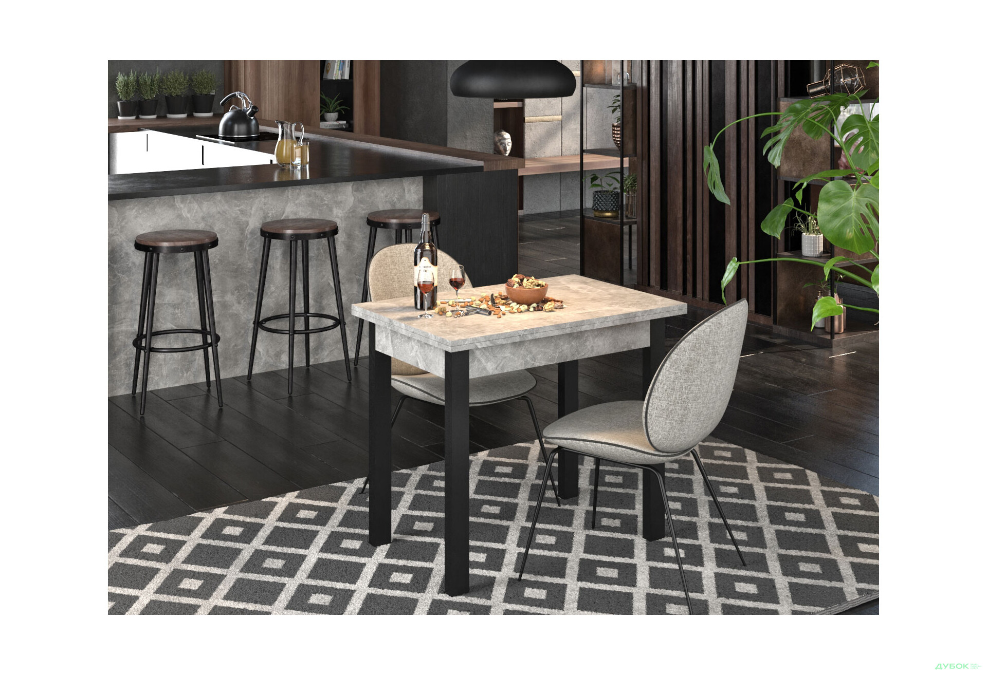 Изображение 3 - Стол-трансформер Knap Knap Gustus / Густус 90х60 см раскладной, Ателье светлый