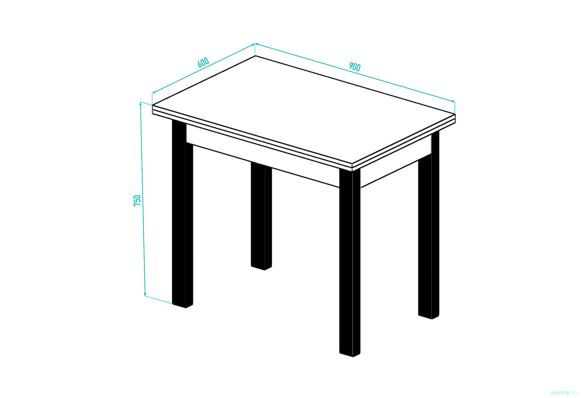 Изображение 5 - Стол-трансформер Knap Knap Gustus / Густус 90х60 см раскладной, Ателье светлый