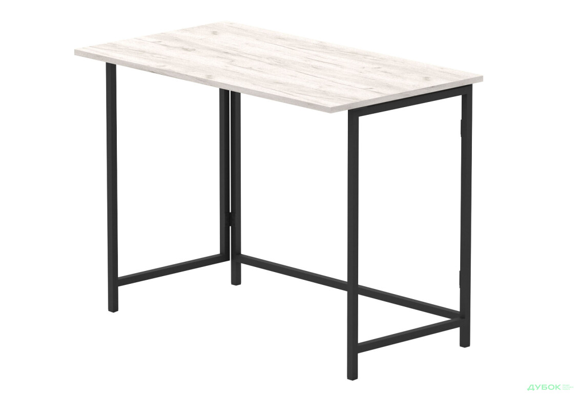 Стол-трансформер Knap Knap Spier / Спир 90х57 см раскладной, Дуб крафт белый