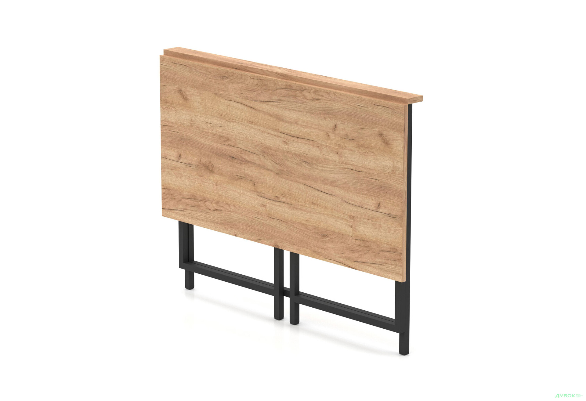 Зображення 2 - Стіл-трансформер Knap Knap Spier / Спір 90х57 см розкладний, Дуб крафт золотий