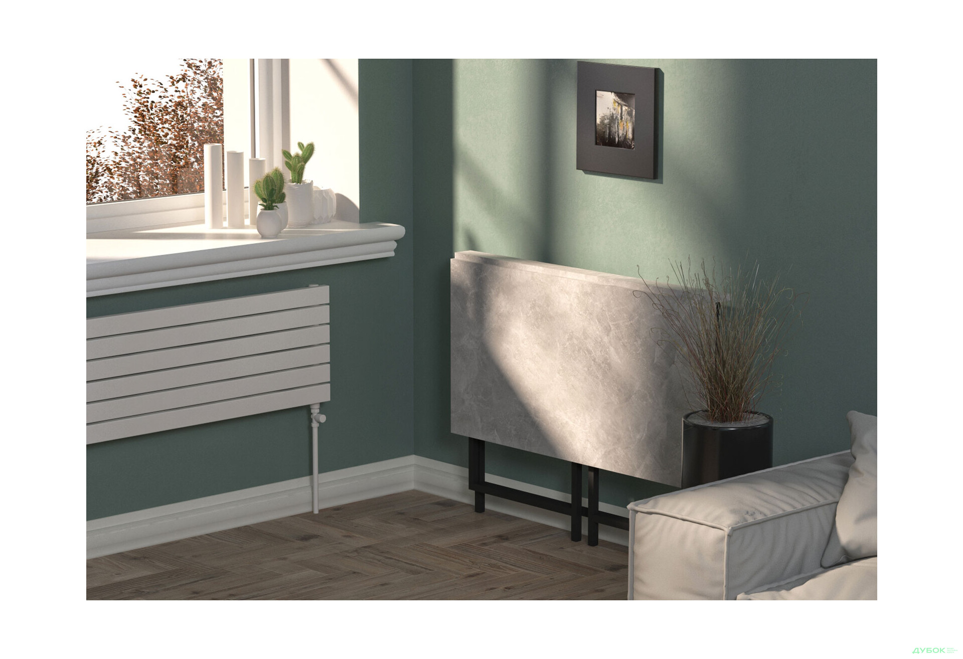 Зображення 3 - Стіл-трансформер Knap Knap Spier / Спір 90х57 см розкладний, Ательє світлий