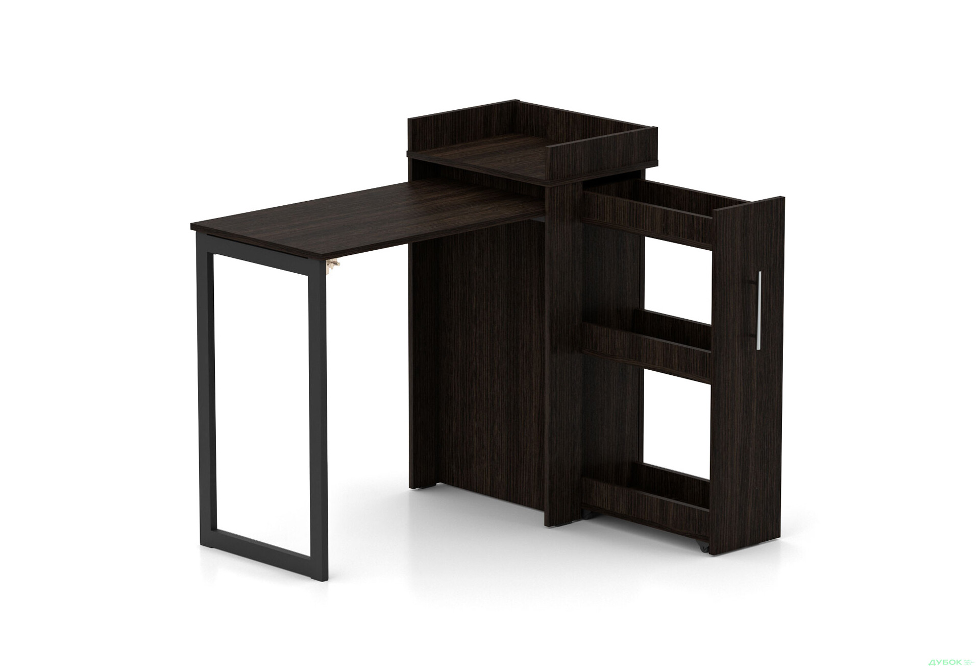 Изображение 1 - Стол-тумба трансформер Knap Knap Rand / Рэнд 2 в 1 с карго, Венге