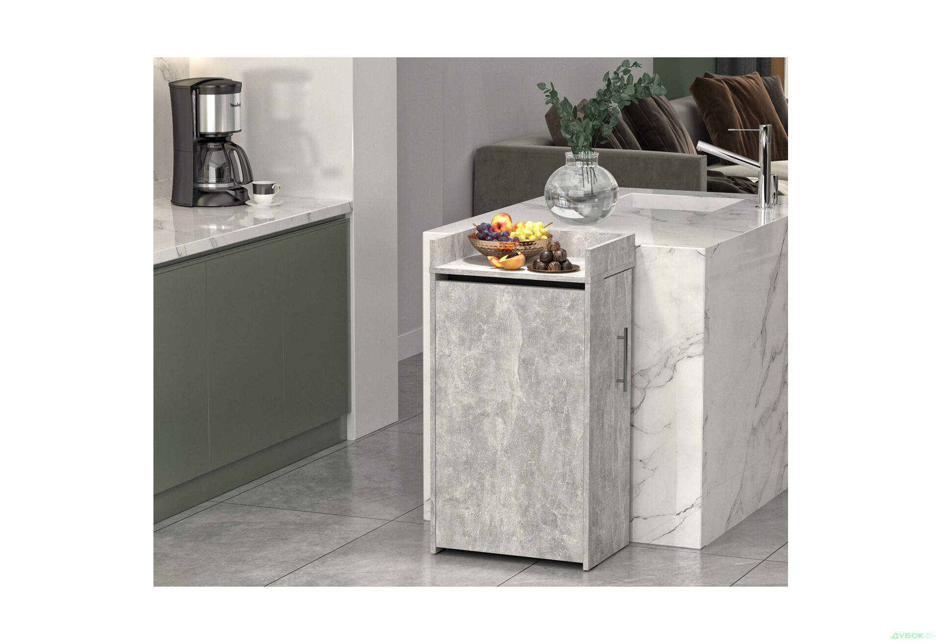 Изображение 3 - Стол-тумба трансформер Knap Knap Rand / Рэнд 2 в 1 с карго, Ателье светлый