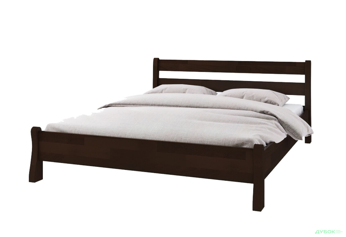 Ліжко Arbor Drev Венеція 140х200, сосна, темний горіх