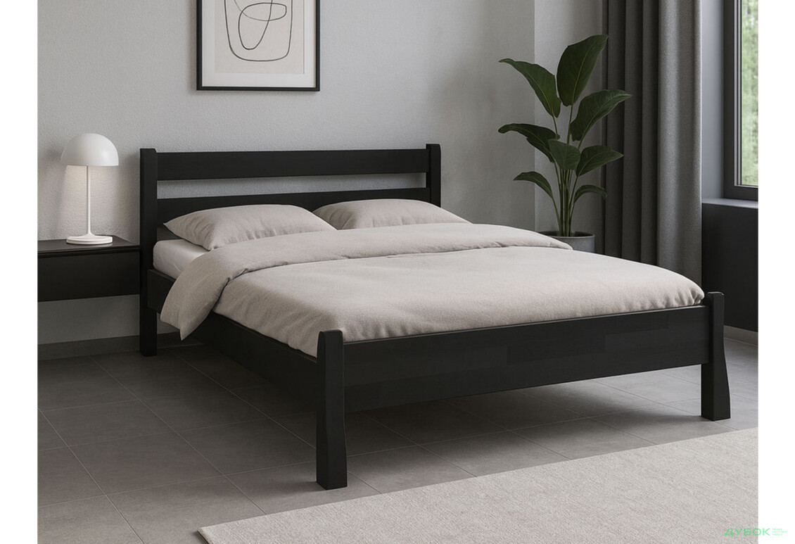 Зображення 2 - Ліжко Arbor Drev Венеція 140х190, бук, венге