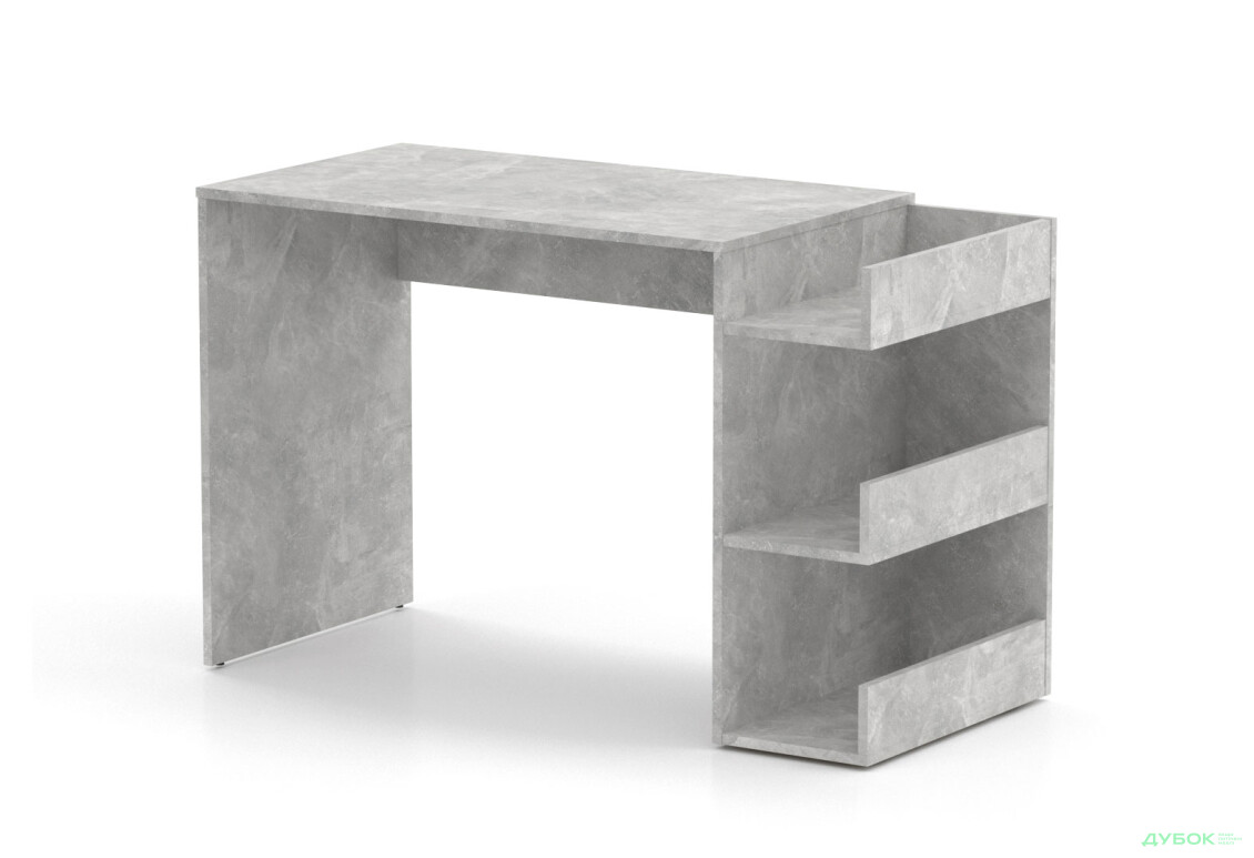 Стол письменный Knap Knap Legate / Легат 120х55 см с полками, Ателье светлый