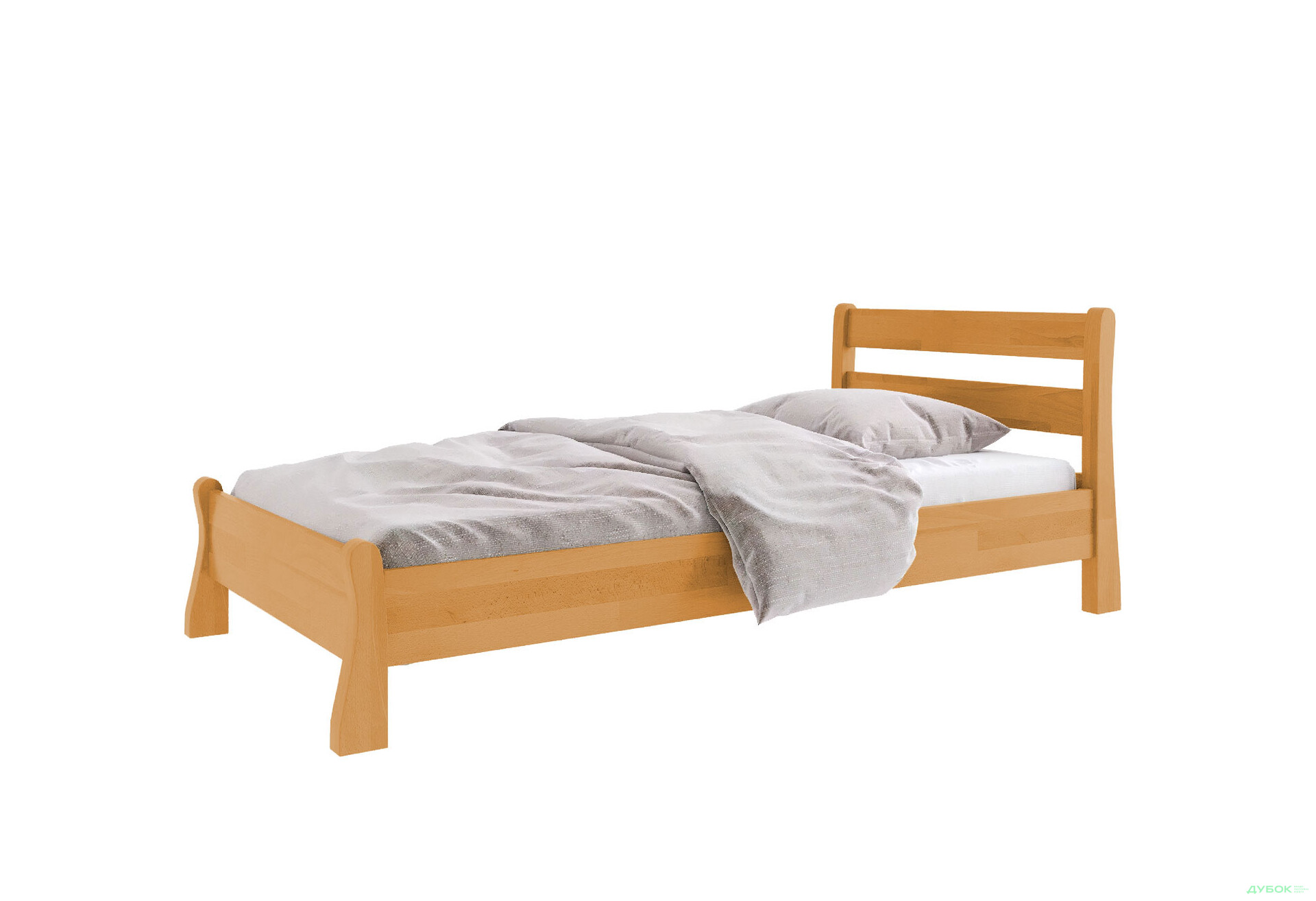 Ліжко Arbor Drev Венеція 90х200, бук, вільха - Зображення 1 Зображення 1 - Ліжко Arbor Drev Венеція 90х200, бук, вільха