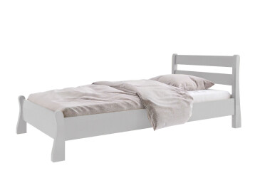 Ліжко Arbor Drev Венеція 90х200, бук, сірий