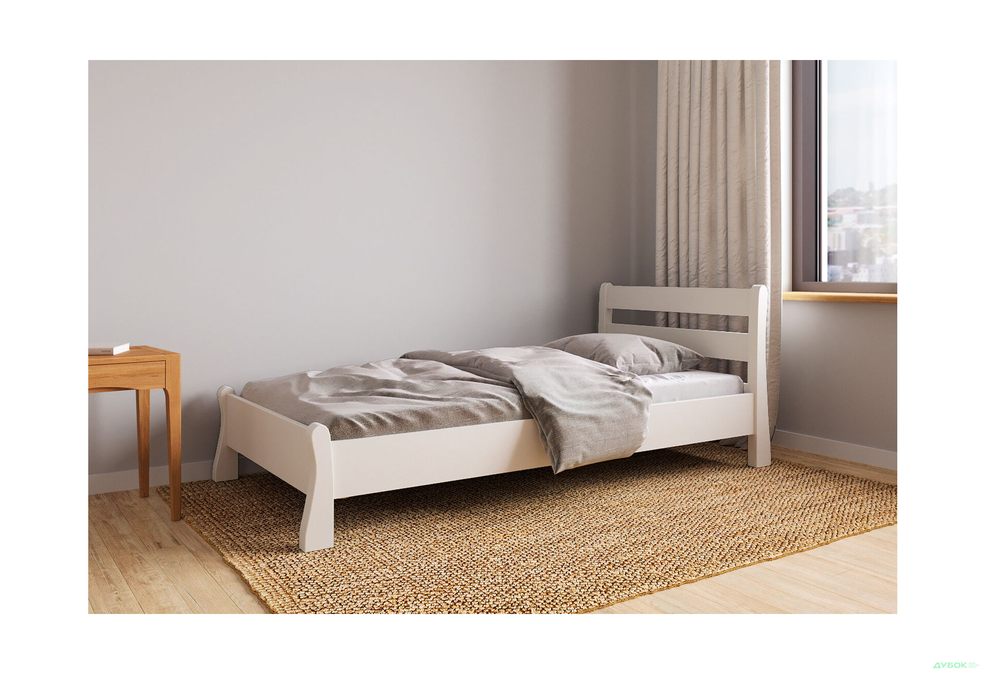 Зображення 2 - Ліжко Arbor Drev Венеція 90х200, сосна, білий