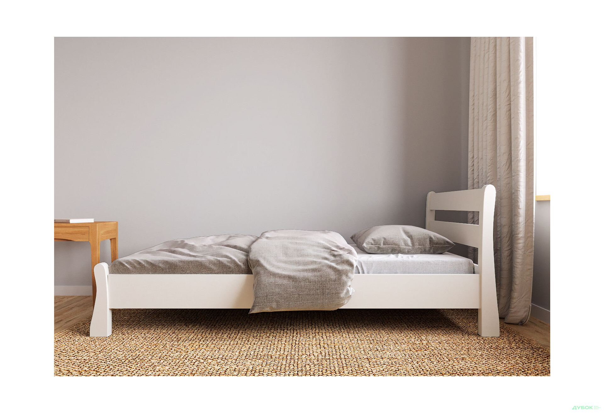 Зображення 3 - Ліжко Arbor Drev Венеція 90х200, сосна, білий