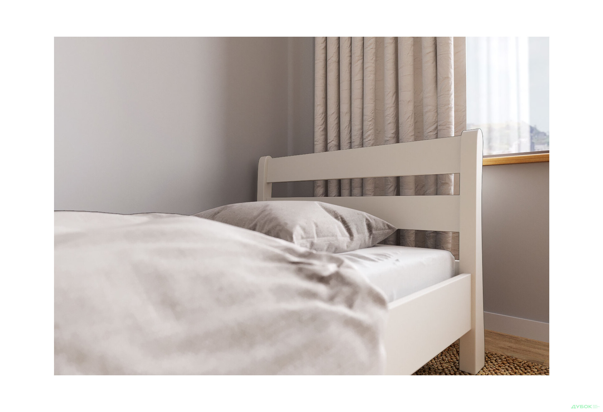 Зображення 4 - Ліжко Arbor Drev Венеція 90х200, сосна, білий
