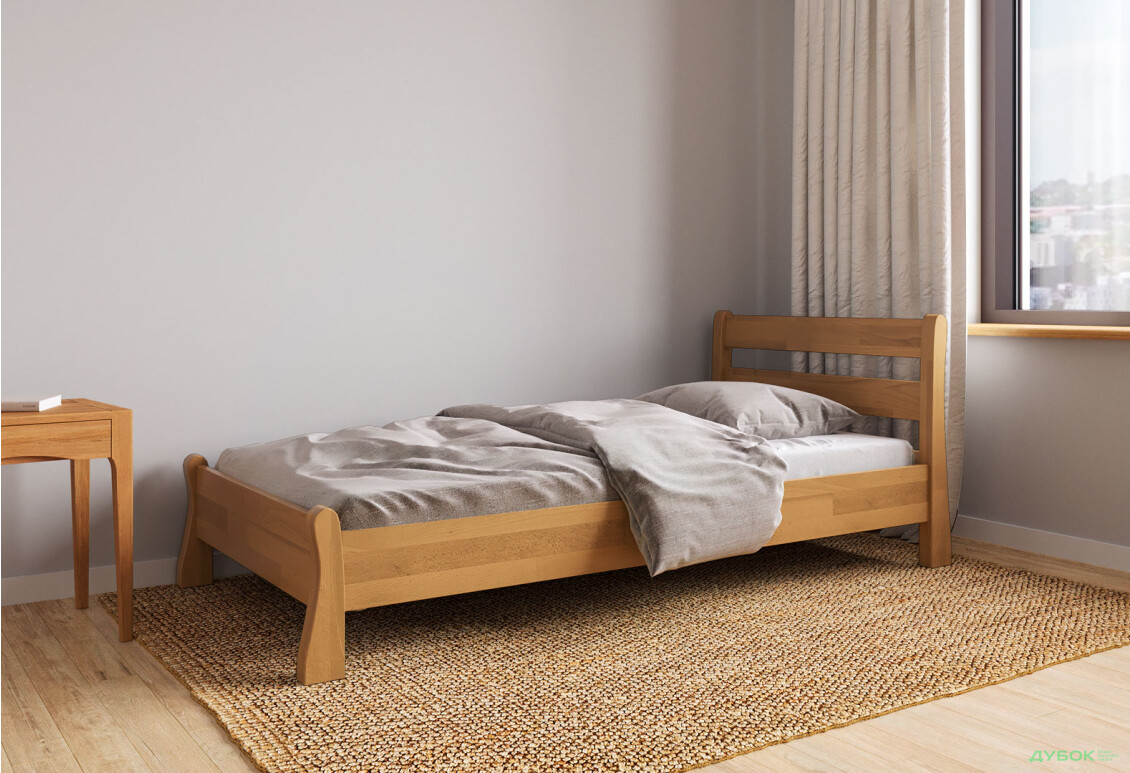Ліжко Arbor Drev Венеція 90х200, сосна, горіх - Зображення 3 Зображення 3 - Ліжко Arbor Drev Венеція 90х200, сосна, горіх