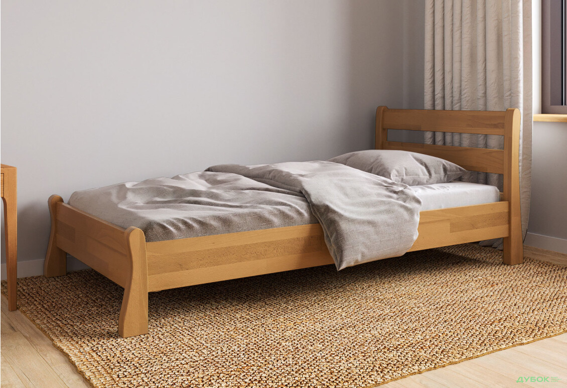 Ліжко Arbor Drev Венеція 90х200, сосна, горіх - Зображення 2 Зображення 2 - Ліжко Arbor Drev Венеція 90х200, сосна, горіх