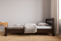 Ліжко Arbor Drev Венеція 90х200, сосна, темний горіх - Зображення 3 Зображення 3 - Ліжко Arbor Drev Венеція 90х200, сосна, темний горіх