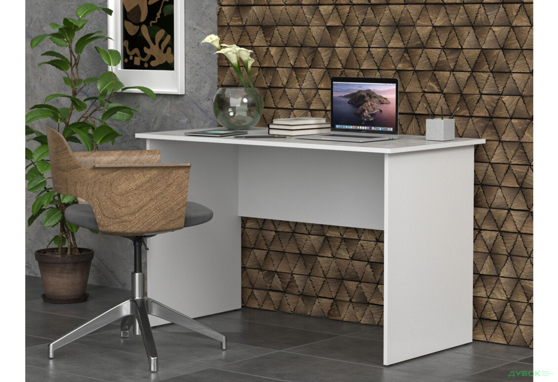 Зображення 2 - Стіл письмовий Knap Knap Scriptor / Скриптор 120х60 см, Білий