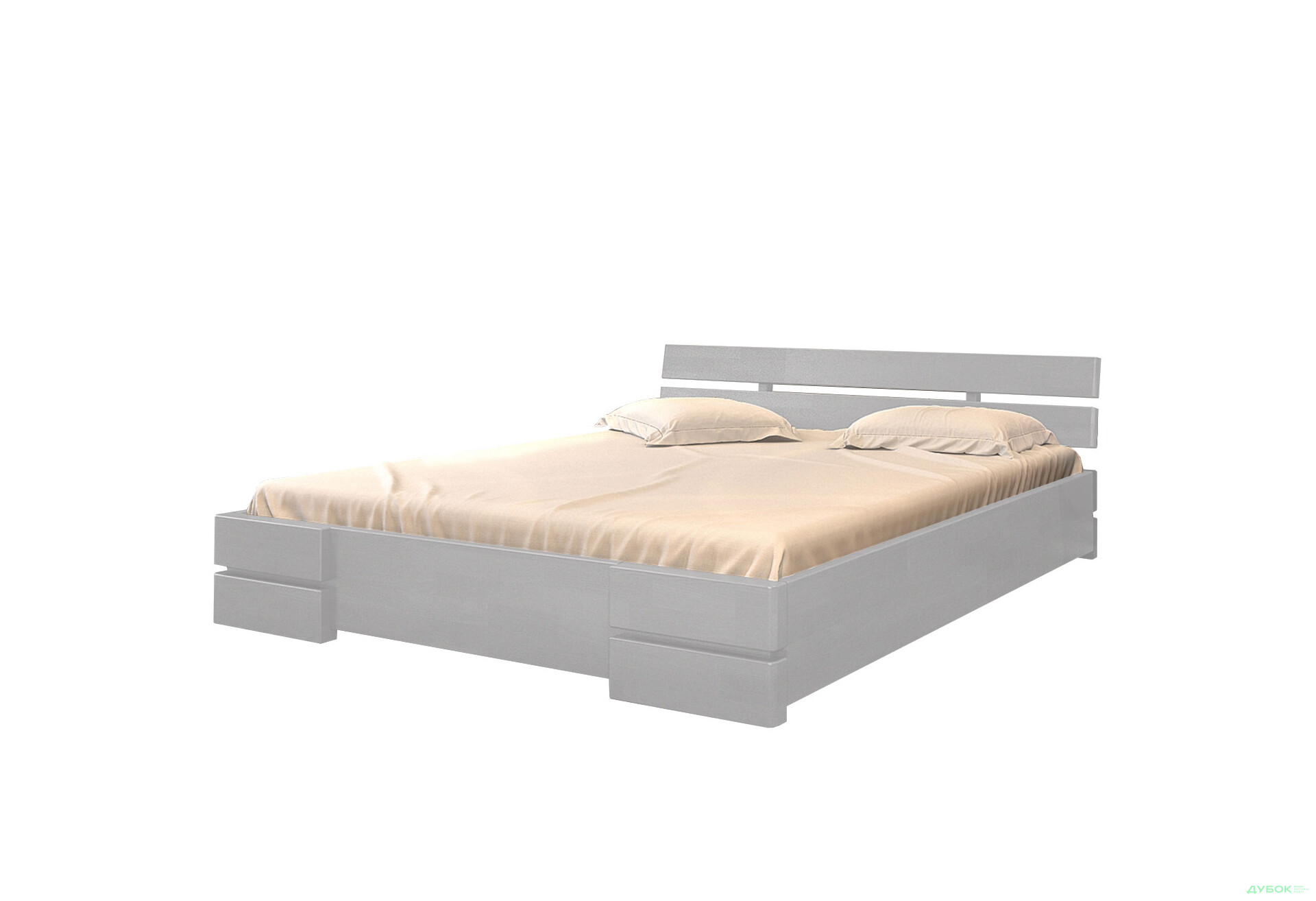 Изображение 1 - Кровать Arbor Drev Дали 160х200, бук, серый